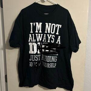 Men’s Spencer Shirt -photo is edited to omit the profanity.